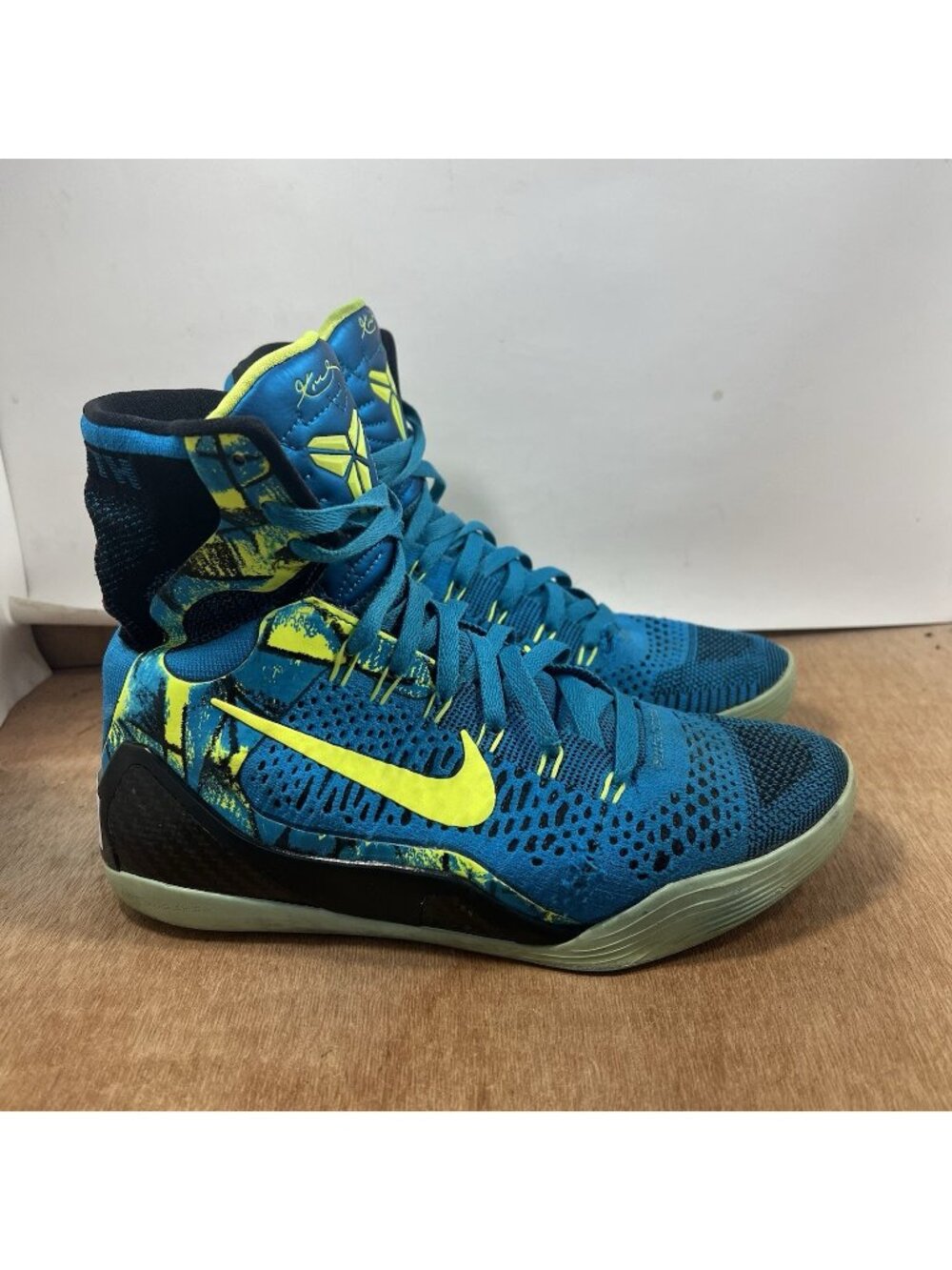 Nike Kobe 9 IX Elite High Perspective Blue Men Size 7.5 No Box 630847-400